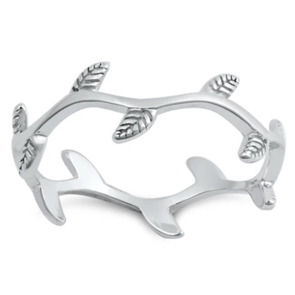 Sterling Silver Vine Ring – Size 5 (Sample)